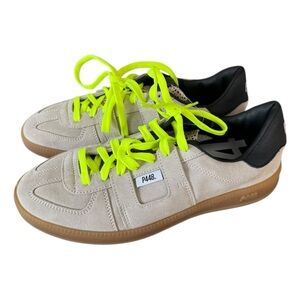 P448 Monza Sneakers Platform Leather White 40 9.5 10